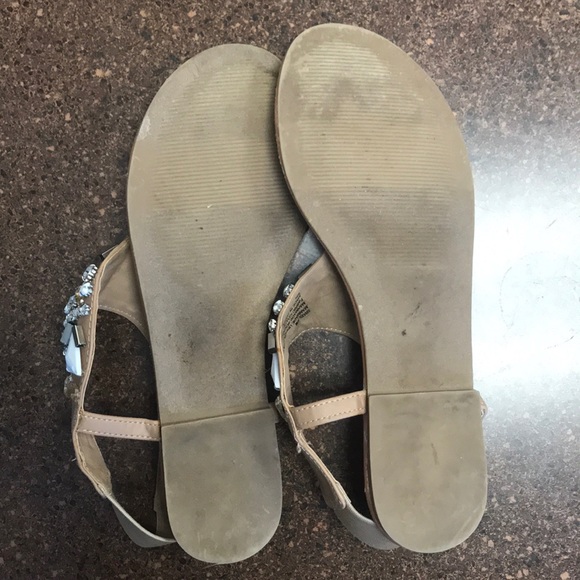 Steve Madden size 9 bejeweled sandals - Picture 4 of 5